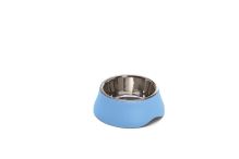 Miska pro psa Argi - nerez / plast - modrá - 1900 ml