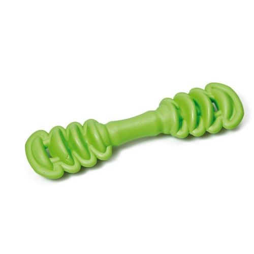Gumová hračka pro psy Argi - typ 1 - zelená - 17 x 5 cm