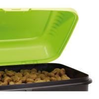 Maelson Box na granule pro 3,5 kg krmiva - černo-zelený - 27 x 22 x 31 cm