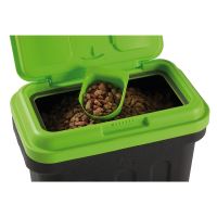 Maelson Box na granule pro 15 kg krmiva - černo-zelený - 41 x 25 x 56 cm