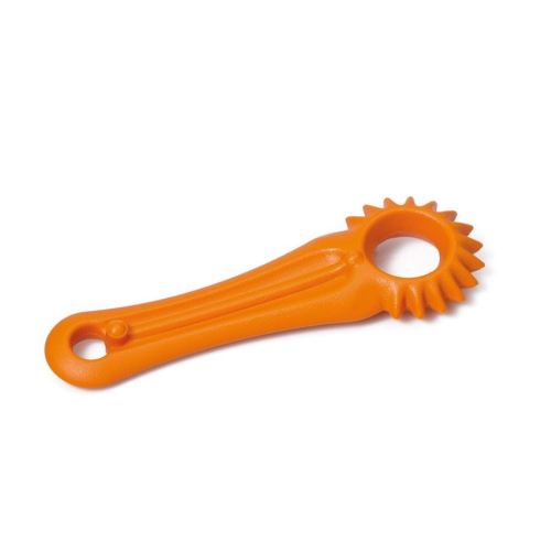 Gumová hračka pro psy Argi - typ 3 - oranžová - 17 x 5 cm