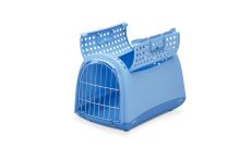 IMAC Přepravka pro kočky a psy - plastová - modrá - D 50 x Š 32 x V 34,5 cm