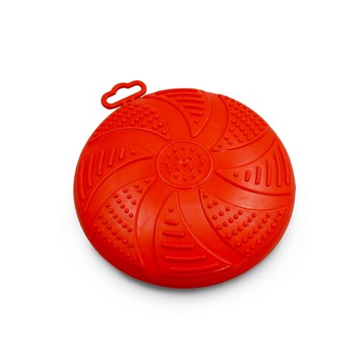 Frisbee - létající talíř Argi - gumový - červený - 17 cm